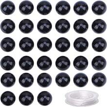 100Pcs (6/8/10mm)Natural Crystal Beads Stone Gemstone Round Loose Energy Healing Beads With Free Crystal Stretch Cord For Jewelry Making - Beads - View 28