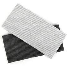 1pc Outdoor Sports & Yoga Ribbed Headband, Elastic & Stretchy Knitted Hair Accessory In Solid Color - Burgundy - View 9