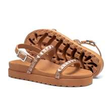 Women Platforms & Wedge Sandals - 駝色 - 查看 4