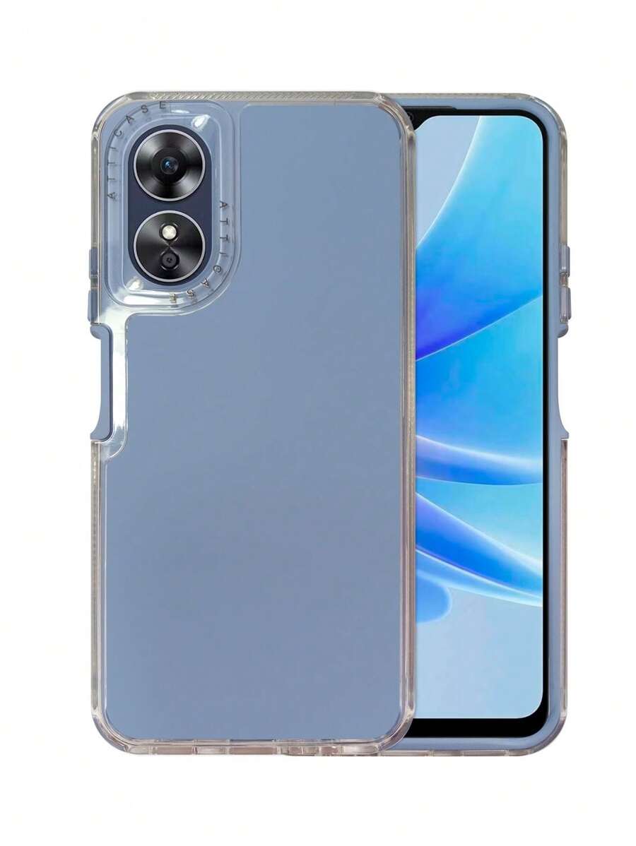 Funda Rainbow Paint Uso Rudo Doble Capa Para Oppo A17 - Lila Púrpura - Ver 1