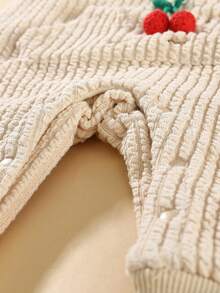 Peninsula Baby Baby Girls' Sleeveless Jumpsuit With Bunny Decorations - Apricot - View 6