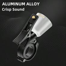 ROCKBROS Bike Bell Classic Bicycle Bell Mountain Bike Bells For Adults With Loud Sound And Fit For 0.87-1.25in/22.2-31.8mm Bicycle Handlebars - 銀色 - 查看 4