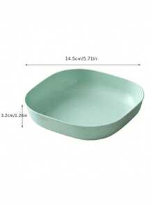 Plastic Small Dish, Household Trash Plate, Snack Plate, Fruit Plate - Blue and White - View 5