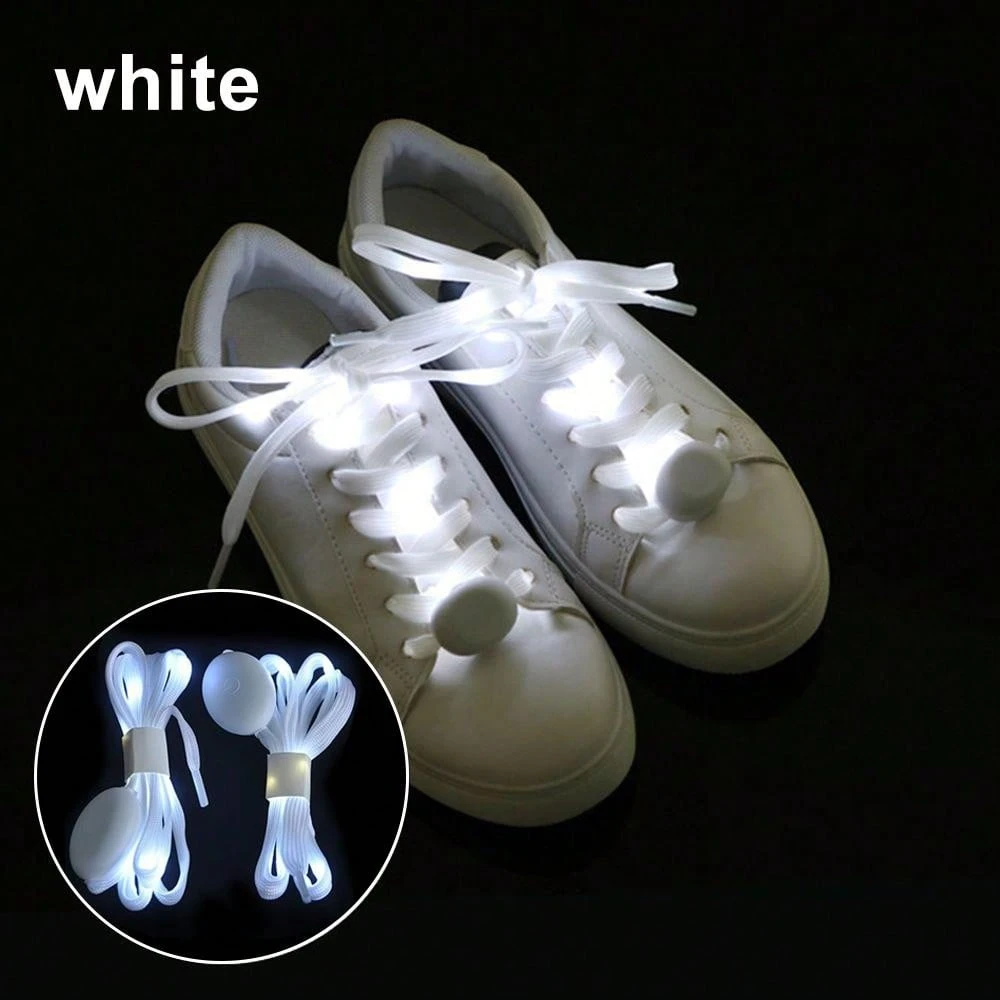 Led Light-up Shoe Laces, Flashing Shoelaces For Night Party, Dancing ...