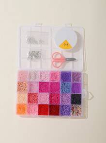 1 hộp Phụ kiện trang sức DIY - Nhiều màu - Xem 4