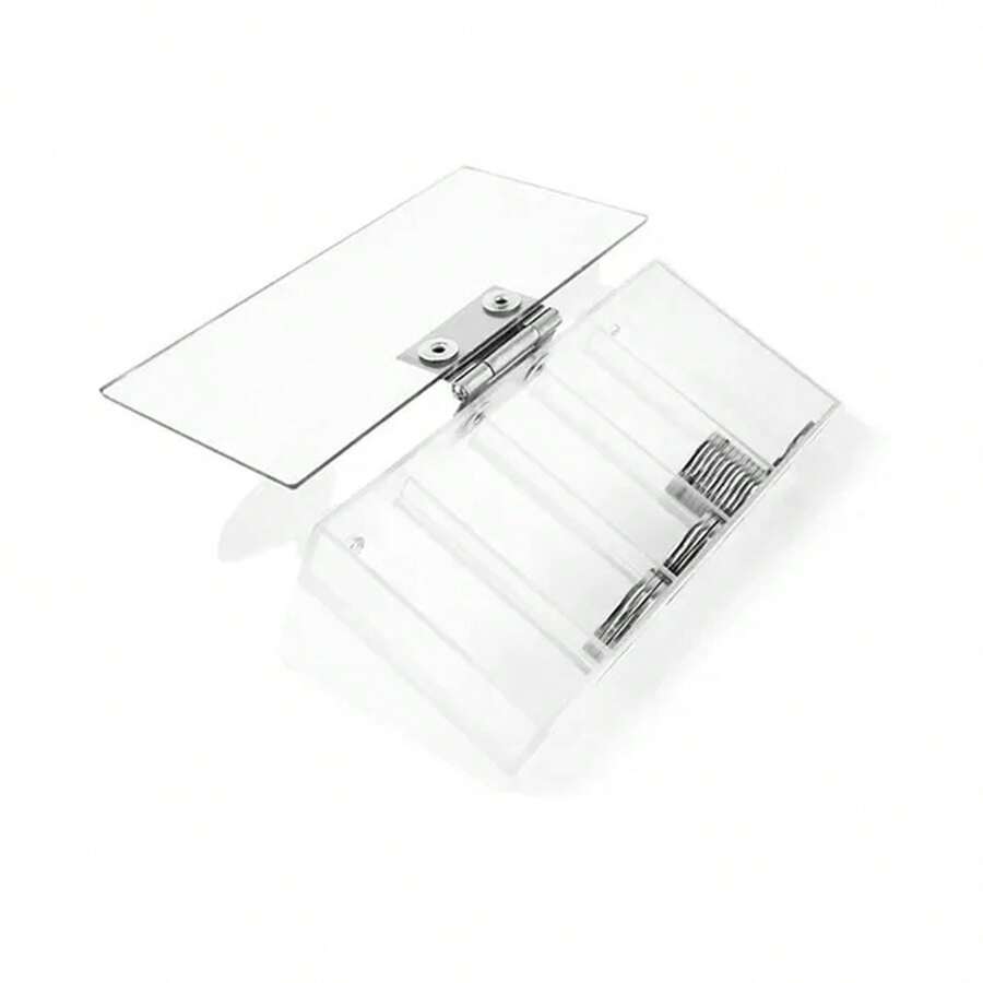 Marimba Portamonedas Acrilico Con Tapa - transparente - Ver 1
