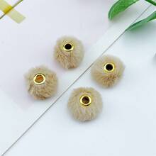 10pcs/Set Soft Plush Round Beads Diy Jewelry Making Accessory - Hair ball beads - View 18