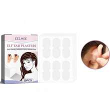 1pc Elf Ear Tape, Anti-Wind Ear, Shows Small Face, Invisible Breathable, Waterproof, Ear Correcting Sticker, Transparent,Back To School,Travel Holiday Essentials,Hair Accessories For Women,Slick Back Brush,Barber Accessories,Hair Dryer - Clear - View 1