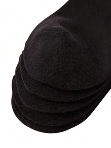 Men Invisible Socks - الأسود - مشاهدة 5