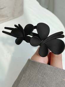 4pcs Women'S Butterfly Acrylic Decor Hair Claw Clips For Updo Hairstyles, Elegant & Stylish Hair Accessories For Daily Use - Multicolor - View 4