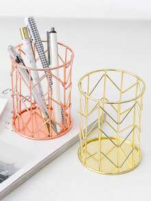 1入組玫瑰金化妝刷收納架 - 玫瑰金 - 查看 3