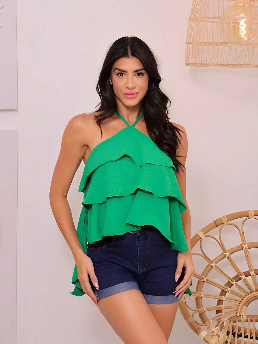 Women T-Shirts - màu xanh lá - Xem 1