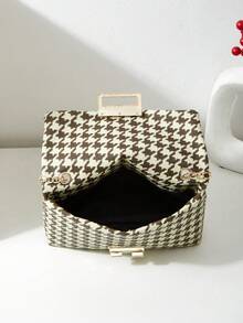 彩色編织布時尚萬用小方包 - 綠色 - 查看 2