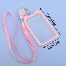 Badge Holder & Accessories - 粉紅色小貓 - 查看 2