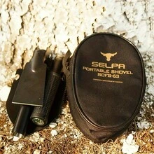 1 件装多功能铲子可折叠铲子花园铲工具方便携带小尺寸多功能铲子防锈适用于露营帐篷登山探险，园林工具，园艺工具 - 黑色 - 查看 4