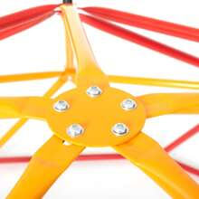 Outdoor Geometric Dome Climber With Climbing Cargo Net, Dome Climber Play Center - Multicolor - View 7