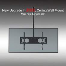 FCH TMC-7006 Ceiling Mount TV Wall Bracket Roof Rack Pole Retractable For 32"-70" Flat Screen - Black - View 6