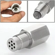 Mini Catalizador Sensor De Oxigeno Apaga Codigo - Plateado - Ver 5