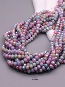 1 股 6 毫米仿燈飾玻璃珠用於珠寶製作 Diy 配件手鍊項鍊手工製作 - 多色 - 查看 8