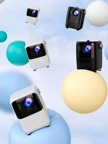 Proyector Smart TV Portátil, Mini Proyector Inteligente, Llevalo A Cualquier Lugar - Proyector Smart TV Portátil - Mini Proyector Inteligente, Llévalo a Cualquier Lugar con Facilidad - Blanco - Ver 1