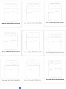 簡約風格格子圖案被套 - 彩色 - 查看 3