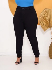 Plus Size Pants - Negro - Ver 3