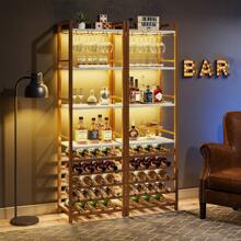Freestanding Wine Racks & Cabinets - Gold - View 2