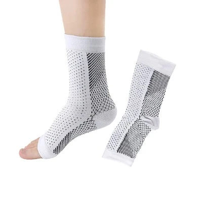 1 par de calcetines de compresión para el tobillo unisex, adecuados para fitness, yoga, baloncesto, fútbol, escalada, etc. Accesorios para gimnasio tipo tobillera