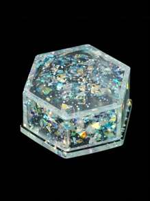 20g/包不对称彩色五彩纸屑环氧树脂填充物闪光亮片环氧树脂模具填充物硅胶铅笔盒用于美甲装饰