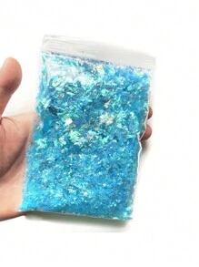 20g/包不对称彩色五彩纸屑环氧树脂填充物闪光亮片环氧树脂模具填充物硅胶铅笔盒用于美甲装饰