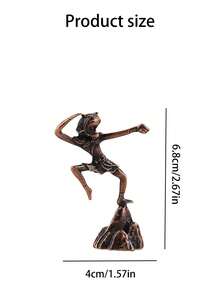 1pc Sun Wukong Incense Stick Holder Creative Monkey King Aromatherapy Decoration Rack, Antique Bronze, Suitable For Yoga/Meditation/Spa Decoration Accessories - Sun Wukong Aromatherapy Stand - View 2