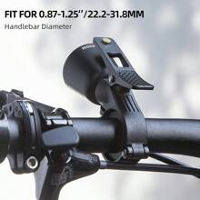 ROCKBROS Bike Bell Classic Bicycle Bell Mountain Bike Bells For Adults With Loud Sound And Fit For 0.87-1.25in/22.2-31.8mm Bicycle Handlebars - 黑色 - 查看 5