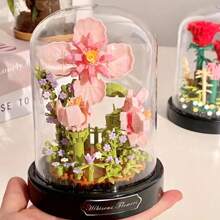 Flor Eterna De Hibisco (con Caja De Exhibición) - Rosa - Ver 5