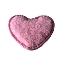 1pc Heart Shaped Makeup Removing Puff 10.5*9cm Pink - Pink - View 2