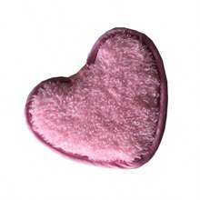 1pc Heart Shaped Makeup Removing Puff 10.5*9cm Pink - Pink - View 3