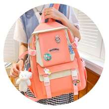 Mochila Kawai lisa - Rosa - Ver 5