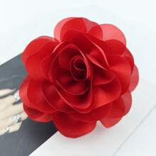 12 色浪漫玫瑰布艺胸针时尚花朵发夹女士时尚配饰情人节、妈妈、母亲、母亲节、礼物 - 花 - 查看 19