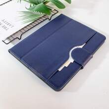 iPad 12.9 Loại vỏ iPad Thế hệ Loại vỏ Da Với Bút chì Folio Đứng Thông minh Che phủ Với Tự động Ngủ/Thức - Màu xanh lam - Xem 6