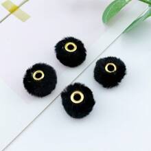 10pcs/Set Soft Plush Round Beads Diy Jewelry Making Accessory - Hair ball beads - View 13