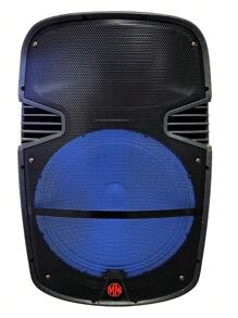 Bocina Bafle 15 Pulgadas Recargable Con Luz Led KSR 10,000W - Negro - Ver 10