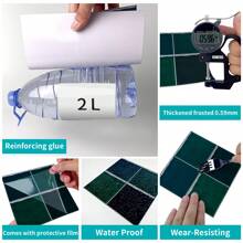 10 Pcs廚房噴濺板磁磚,適用於廚房牆磁磚,浴室噴濺板,適用於廚房噴濺板牆壁、樓梯、家具、樓梯,防水和防油,壁紙貼紙,易清洗,15cm＊15cm,剝離和貼紙磁磚貼紙,diy家居裝飾壁貼 -（5.91inches）帶保護膜,光澤,自粘,pvc材質,多種顏色可選,黃色,紫色,藍色,綠色,白色,黑色,棕色,橙色,紅色,波希米亞風格,英式風格,斯堪的納維亞藝術壁貼,水晶薄膜磁磚貼,普羅旺斯方形磁磚貼,海洋風格,美麗深厚的光澤海洋風格 - 墨綠色 - 查看 10