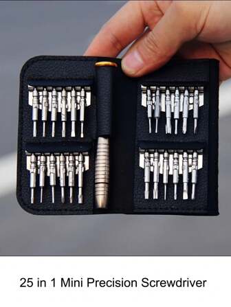 25 In 1 Mini Precision Screwdriver Magnetic Set, Electronic Torx Screwdriver Opening Repair Tools Kit Compatible With IPhone Camera Watch PC, Tools For Men