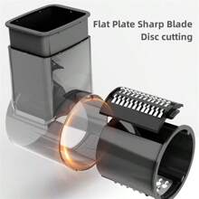 1入組3合1多功能蔬菜切割機與切片機,電動廚房切片機,適用於家用廚房 - 白色 - 查看 6