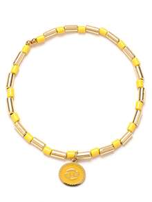 European And American Fashion Personalized Originality Titanium Steel Twelve Constellations Enamel Paint Hand Chain, Oil Drip Enamel Preserved Color Bracelet - Aquarius - View 13