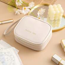 1個衛生棉貼收納袋,防水攜帶衛生巾兜,小型防水和口紅兜 - 白色 - 查看 9