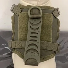 1pc Small Dog Vest With Chest Strap Tactical Pet Harness - Army Green - View 5