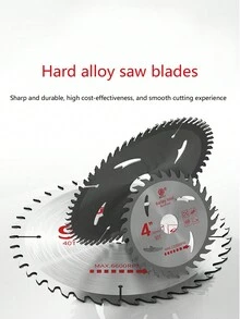 1pc 4-Inch Wood Saw Blade For Angle Grinder, Cutting Machine, Portable Saw And Circular Saw - Multicolor - View 3