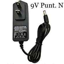 Cargador 9V-1A, Eliminador para Bocina, Punta Negra 5.5mm x 2.5mm - Negro - Ver 1