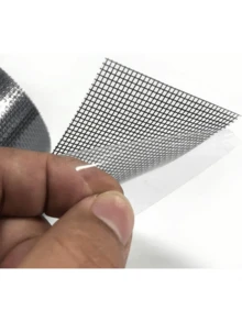 Window Screen Kit, 5M Strong Bonded Fiberglass Tape, Mesh Tape For Covering Windows, Doors, Holes, Screen Repair Kit (Gray) - Grey - View 8