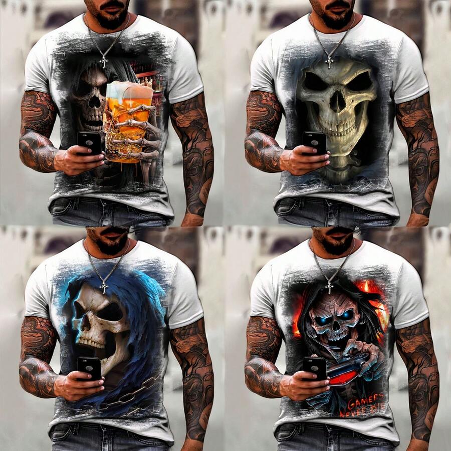 Men T-Shirts - trắng - Xem 1